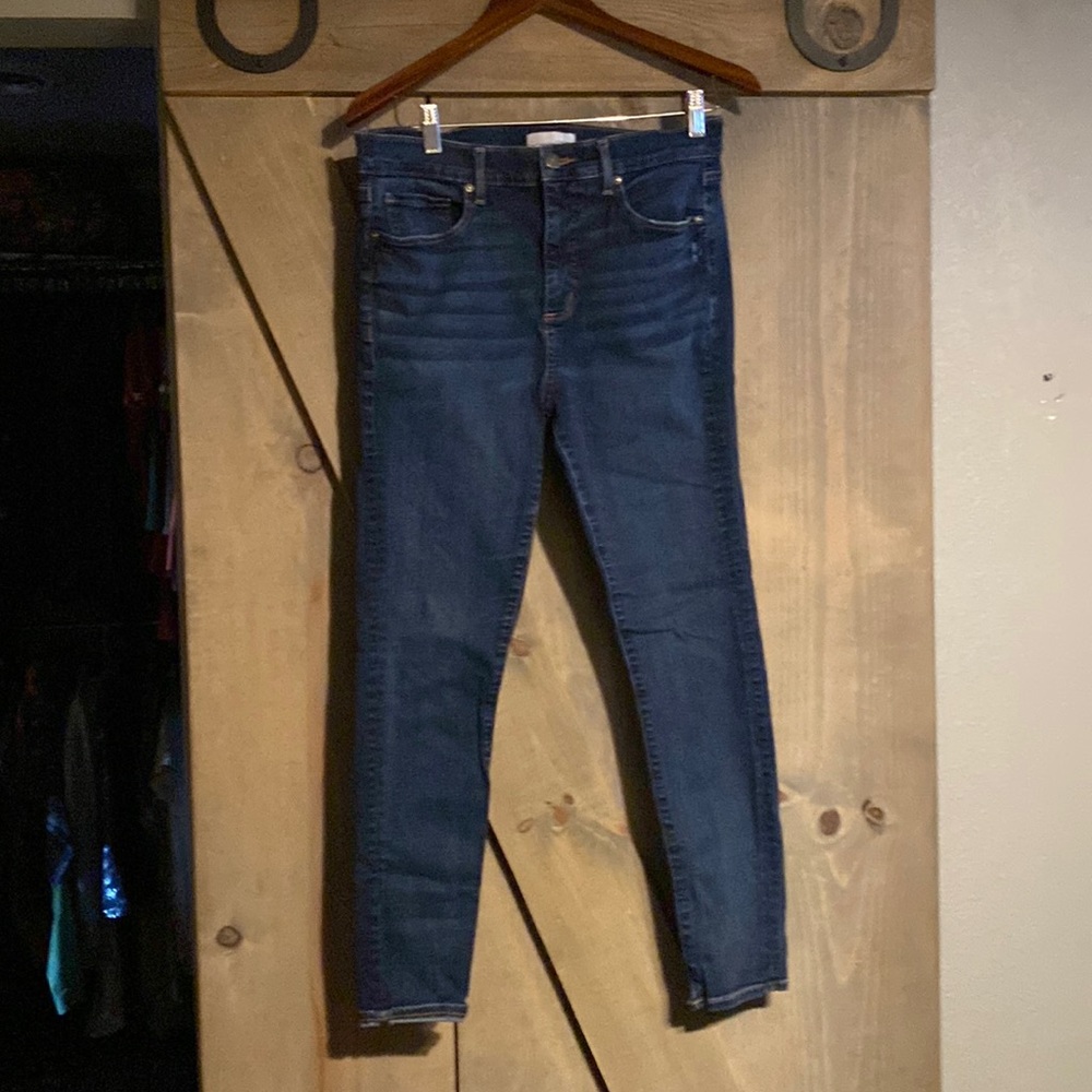 Navy denim loft size 10 Gently used